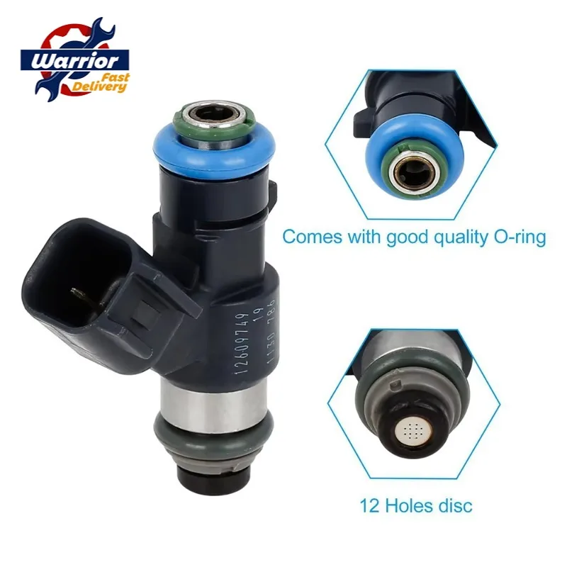 Fuel Injector Nozzle 217-3410 12609749 MP-56242 16-9044 2204-588448 for Sierra GMC Silverado1500 Yukon Escalade 6.2L 2009-2014