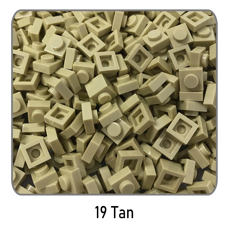 500 stücke/100 stücke DIY Pixel Kunst Bausteine 1x1 Quadratische Ziegel Groß Kompatibel Mit 3024 Dünne Zahlen ziegel Montieren Spielzeug für