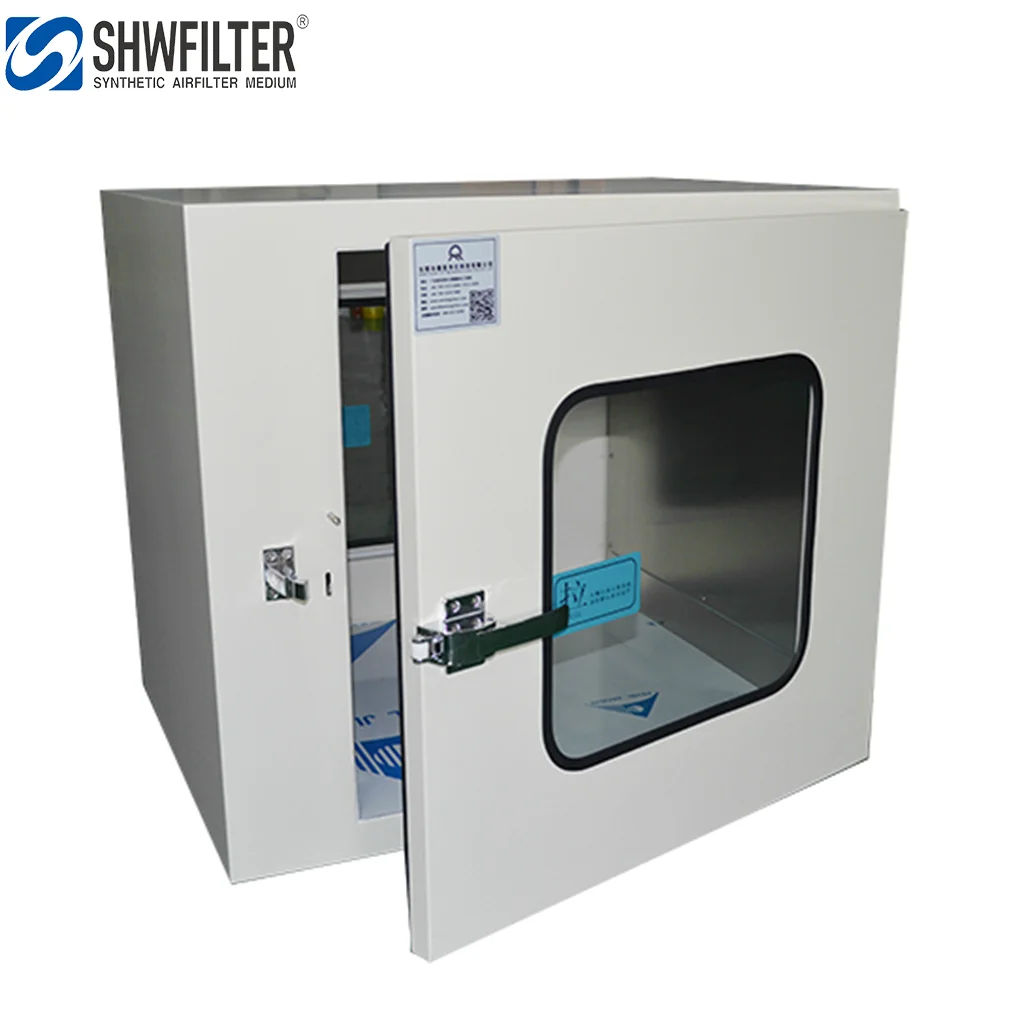 Pass Box 304 Stainless Steel Electronic Interlock Pass-through Box for GMP Cleanroom Anti Cross Contamination