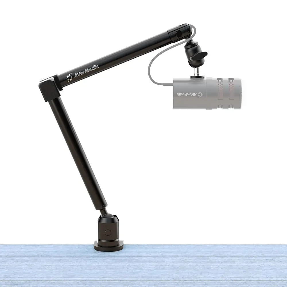 

Free Shipping Mic Arm with Desk Clamp, Fully Adjustable Boom Arm, 1/4” to 5/8” Adapter, Heavy Duty Mic Stand for Studio, Podcast