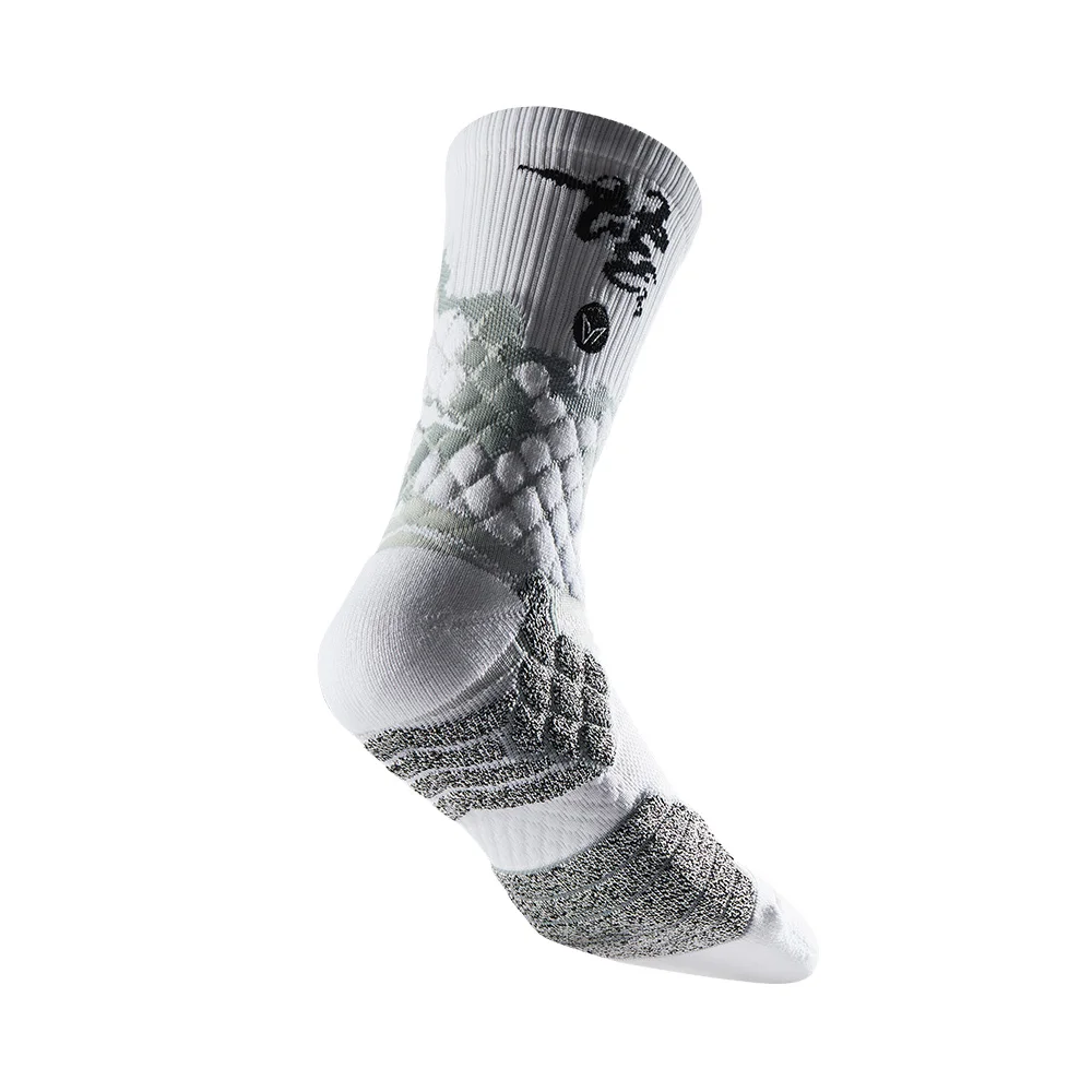 زوج واحد من جوارب رياضية مضغوطة من Veidoorn مع حماية للكاحل، جوارب رياضية مبطنة قابلة للتنفس لتدريبات الصالة الرياضية #5