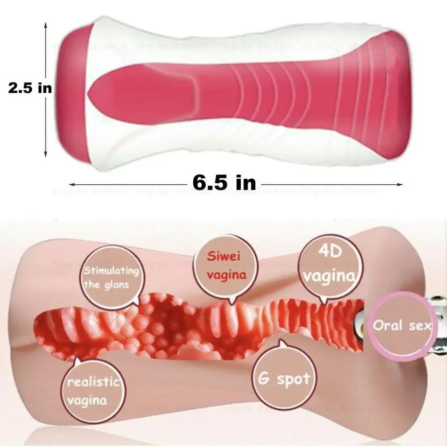 Sex Toy For A Men 18 Pocket Pusssy Silicone Vaginal Anal Anime Male Masturbator Cup TPE Realistic Vagina Adult Supplies Toys
