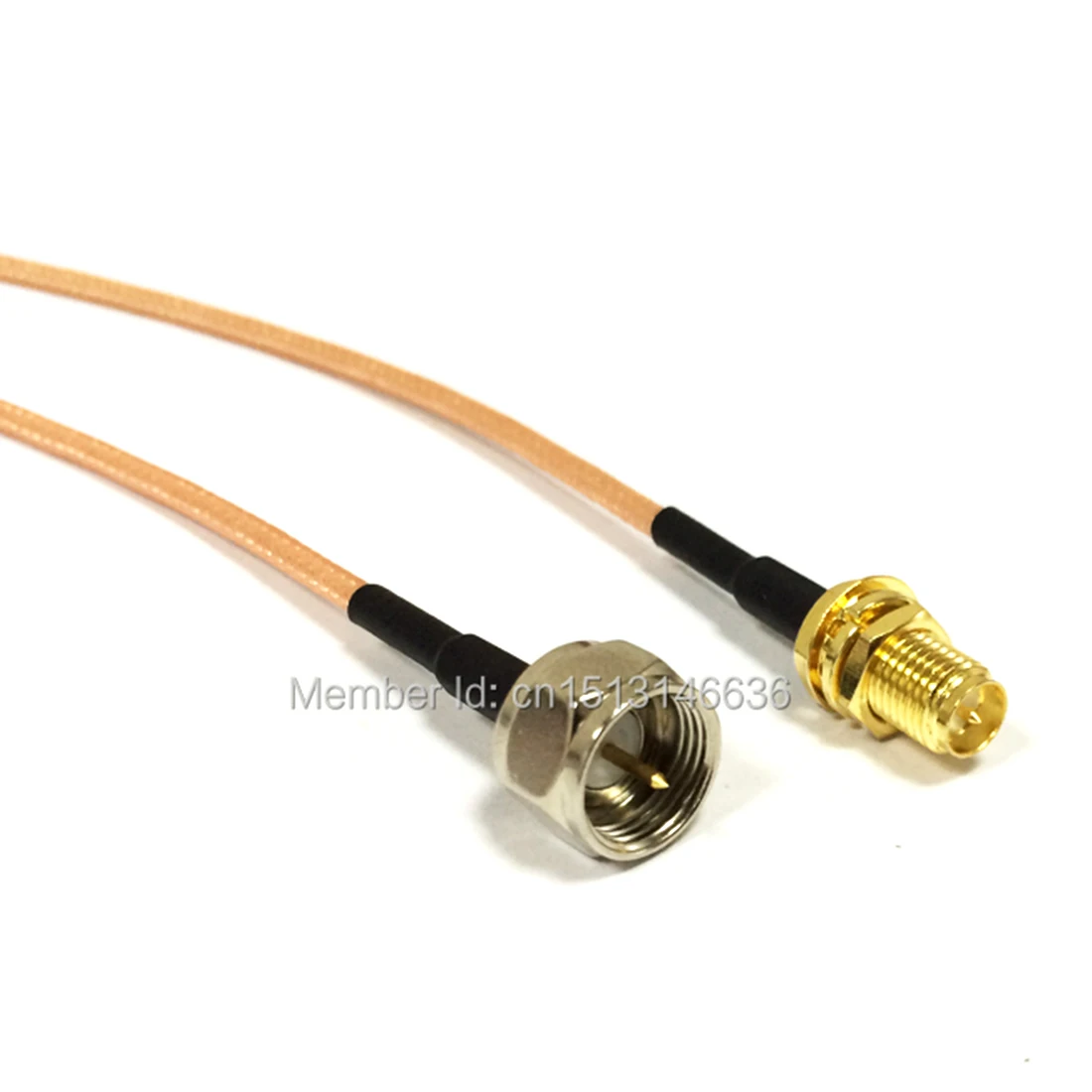 Wireless Router Cable RP-SMA Female Jack to F Male Plug RG316 Coaxial Cable Pigtail 15cm 6inch