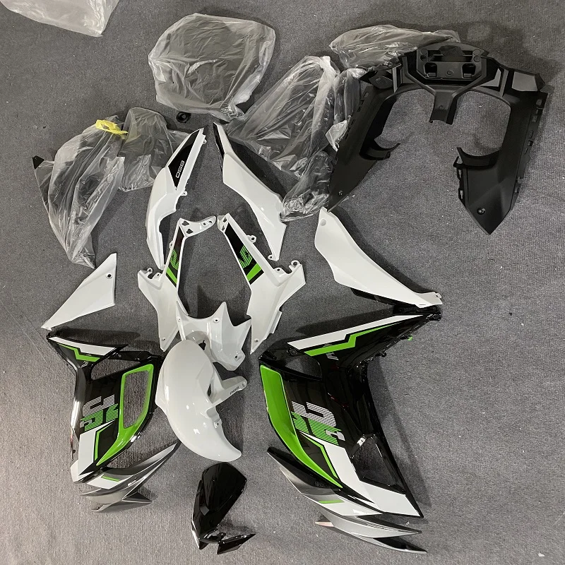 Motorcycle Fairing Kit Suitable for Kawasaki Ninja 650 20 21 22 23 Years ER-6F EX650 2020 2021 2022 2023 Fairing Black green