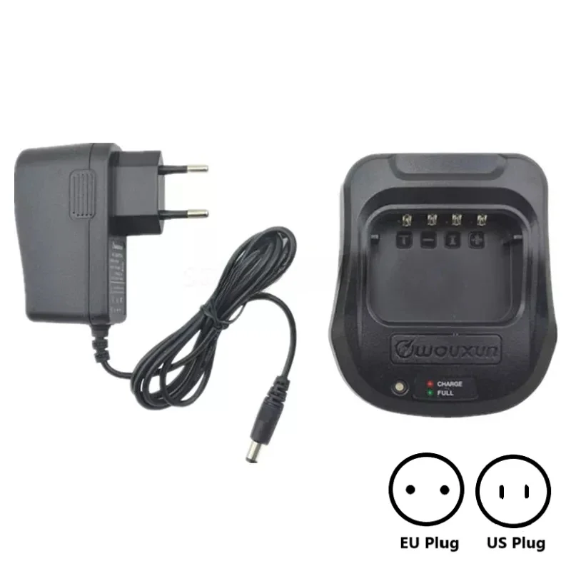 Оригинальное настольное зарядное устройство WOUXUN для KG-UV9D KG-UV8D KG-UV9D PLUS, двухдиапазонное портативное радио, аксессуары для рации