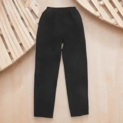 

Black Chef Pants Breathable Oil Proof Size L Hotel Workwear Canteen Uniform Chef Pants