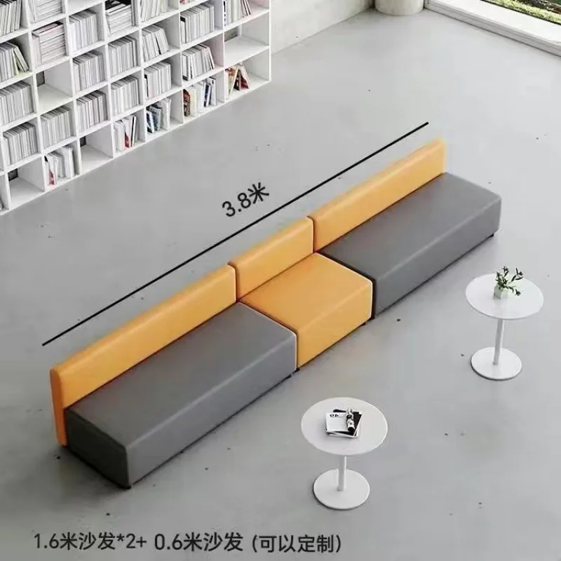 custom.[1042 People Collected] Office Reception Training Reception Rest Area Corner Simple Modern 4S Store Sofa Coffee