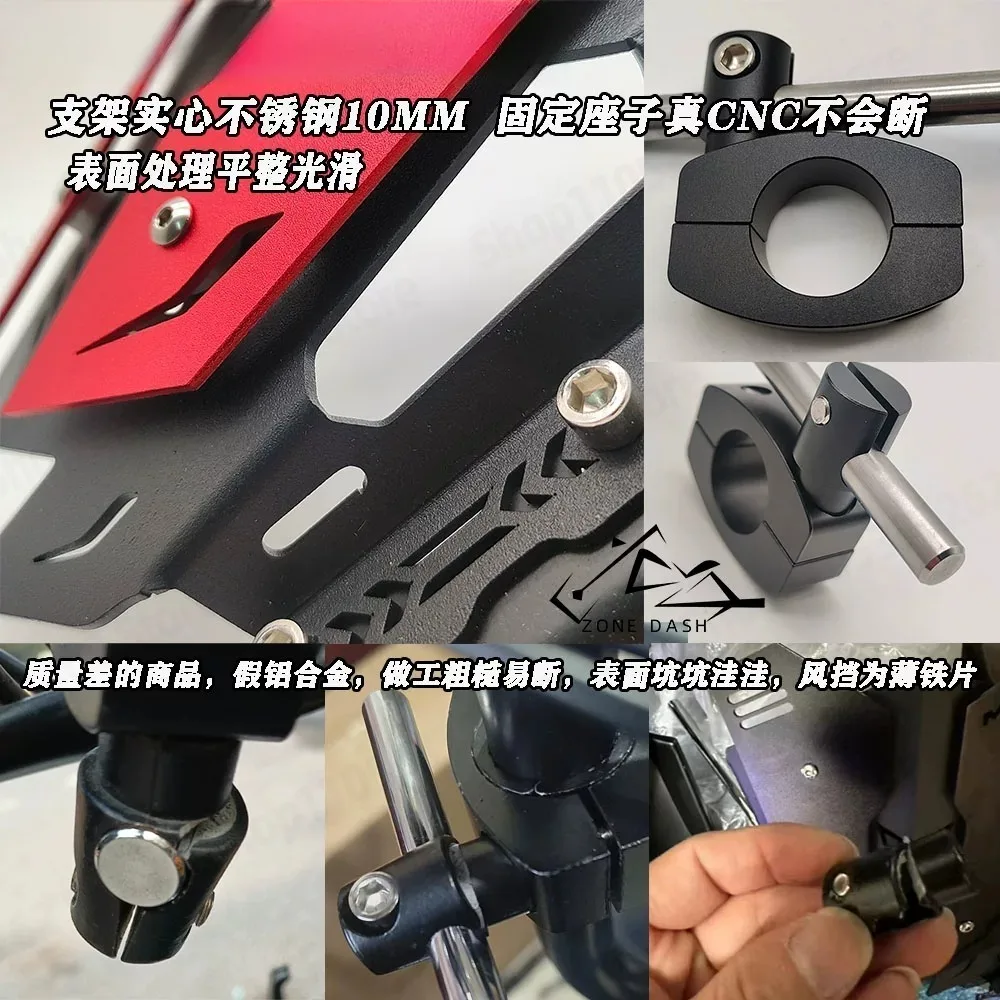 Electric vehicle modification CNC windshield head cover wind shield kit set tool pack