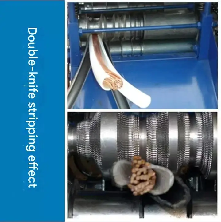 Small Electric Wire Stripping Machine for Scrap Copper Wire Fully Automatic Wire Pulling Machine for Scrap Electrical Wires