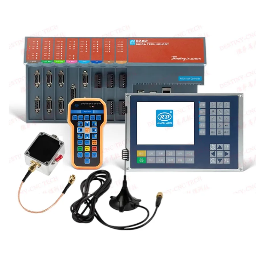 RDC6563FG Offline Fiber Laser Control System Metal Sheet Cutting Follow up Height Adjustment Controller