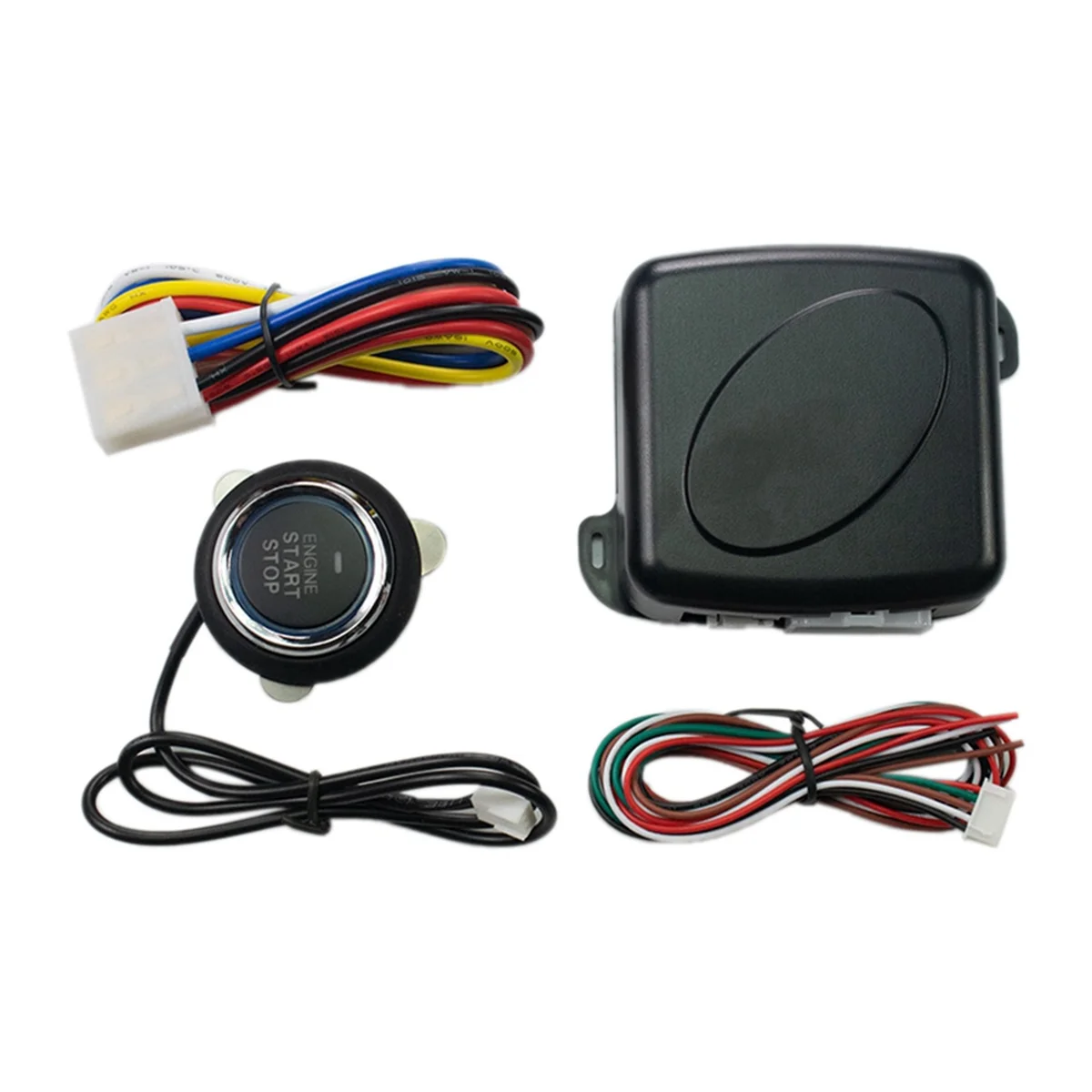 Car Alarm One Button Start/Stop System Kit Remote Engine Door Lock Keyless Entry System Central Locking