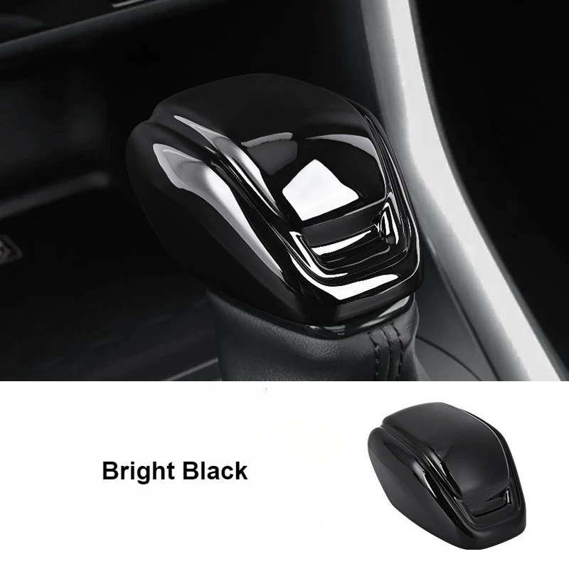 Car Gear Shift Knob Gear Head Cover Trim Accessories For Toyota RAV4 2020 - 2025 Highlander Crown Kluger Venza Camry