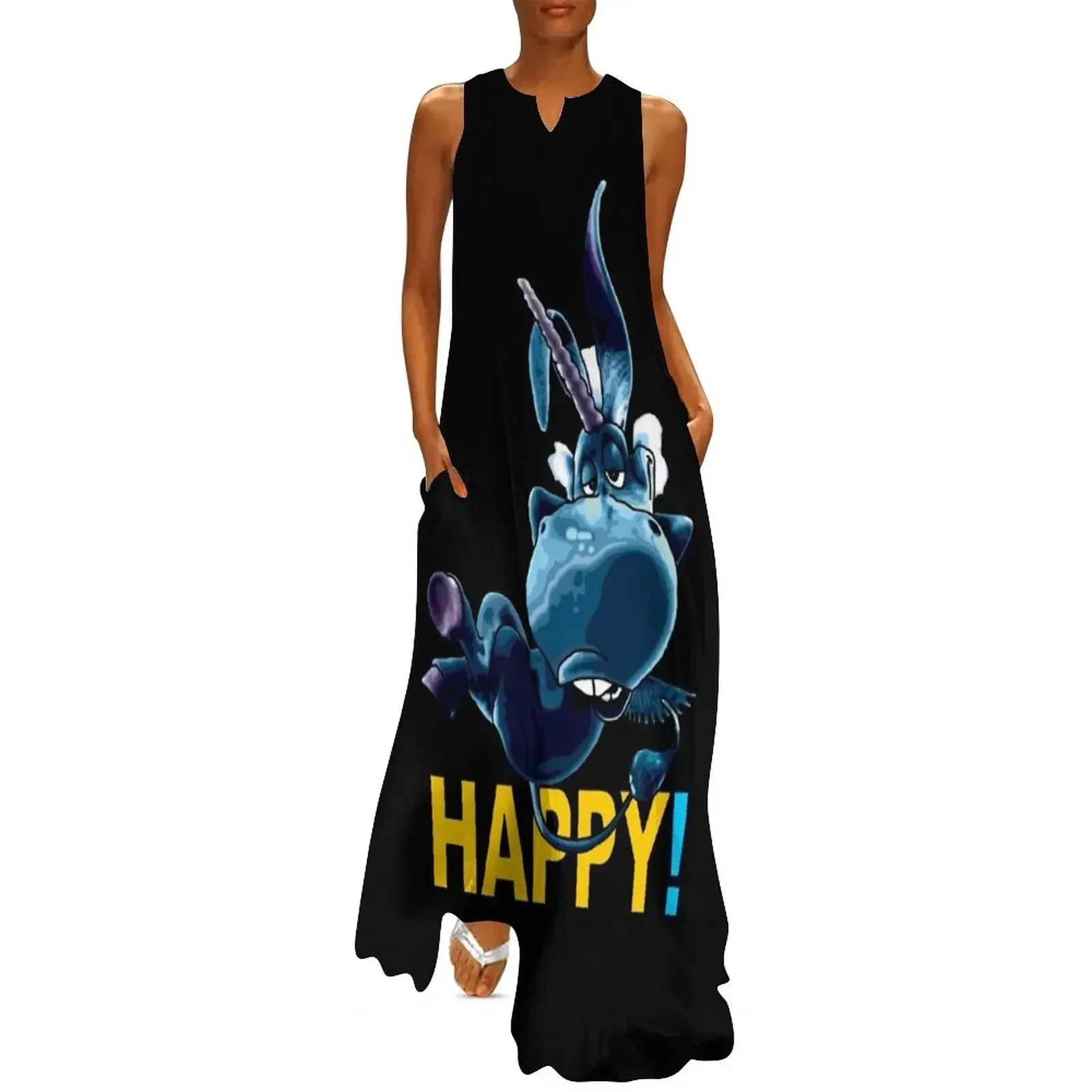 

Blue Unicorn is Happy Long Dress Long veiled dresses Elegant gowns elegant dress african dresses for woman Dress