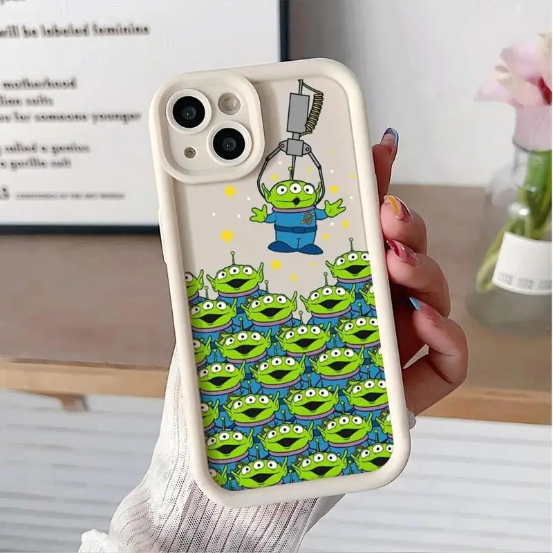 Disneys Toys Storys Aliens Phone Case for Apple iPhone 15 Pro Max 13 14 Plus 12 Mini 11 Pro XR 8 SE 7 XS MAX Cover