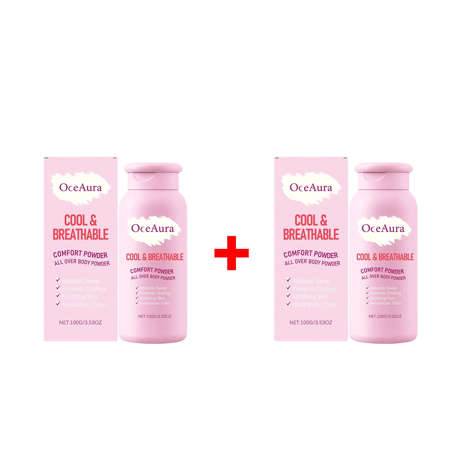Talcum Powder for Body Cleaning Absorb Sweat Reduce Friction Increase Skin Comfort Anti Heat Rash Keep Skin Refreshing Powder