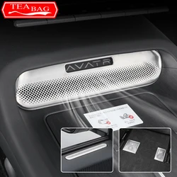For AVATR 12 2023 2024 Car Styling Center Air Vent Frame Door Dust Protection Cover Speaker Patches Cover Auto Accessories