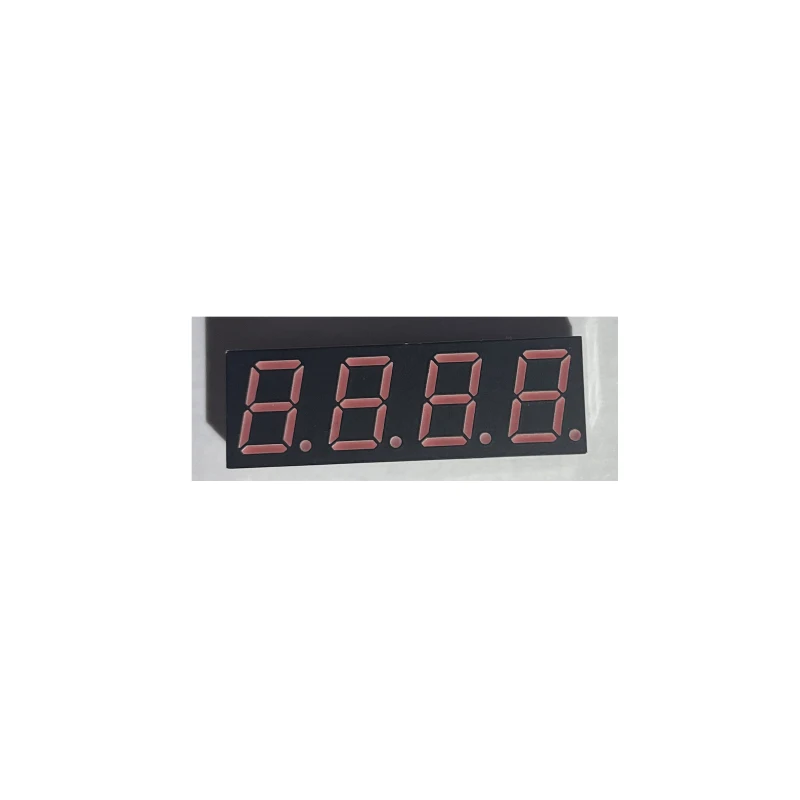 Tubo de exibição digital LED vermelho, display digital de dígitos, 7 segmentos, 0, 28 Polegada, 4 bits, 5pcs por lote