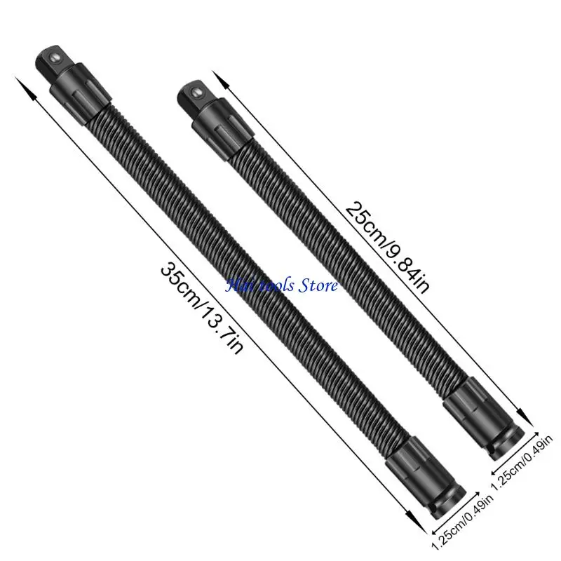 X37E Impact Wrench Accessory Flexible Shafts 12.5Mm Socket Interfaces For Mechanic 1/2