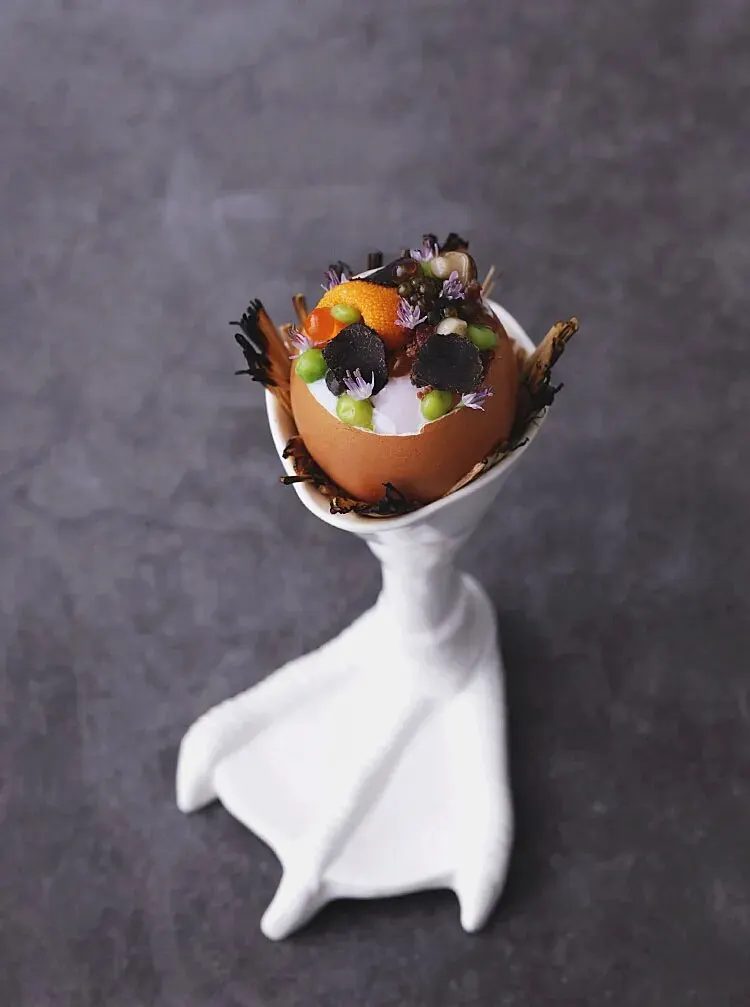 

Ceramic Dinner Plate Goosefoot Shaped Tableware Cooking Egg Trays Dipping Sauce Dish Home Restaurant Pastry Desserts