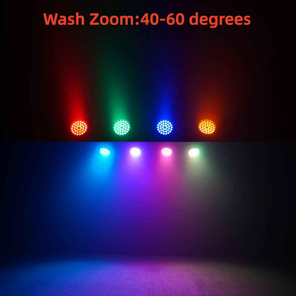 36x18W LED Zoom Wash Moving Head Licht RGBWA UV 6in1 Mit CTO Farbtemperatur DMX512 Bühnen-DJ-Bar-Beleuchtung – Detail 7