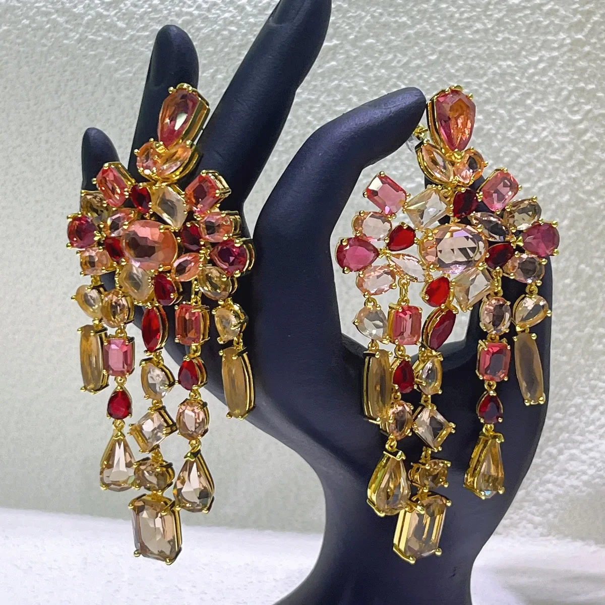 Candy New bracciale gioielli collana orecchini anello Fine Luxury Charm nappa squisito regalo di anniversario di natale donne all\'ingrosso