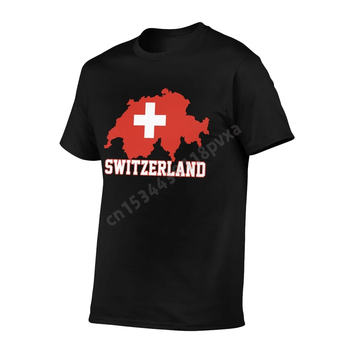 Switzerland Flag Swiss Country Map IT'S IN MY DNA Men Women T-shirt Boys Tees T Shirt Hip Hop Tshirts XS-5XL 100% Cotton
