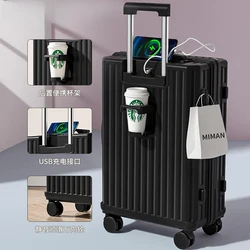 New  Luggage Woman Pull-rod Case Large Capacity Multi-dimension Travel Password Suitcase with Silent Universal Wheel Suitcase