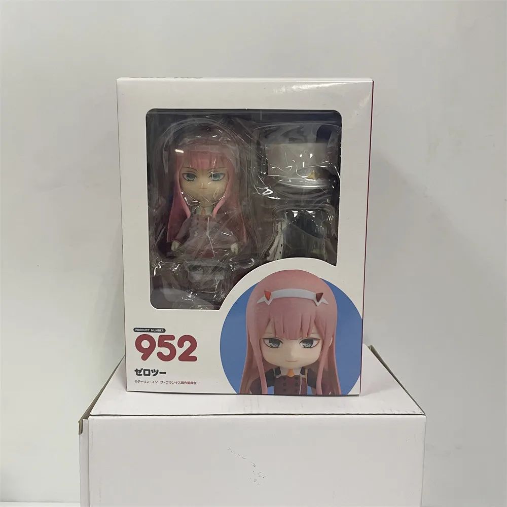 ESCURO na FRANXX Zero Duas Figuras de Ação para Crianças, Figura Anime, Brinquedos Bonitos, Colecionador Girl Doll, 10cm, #952