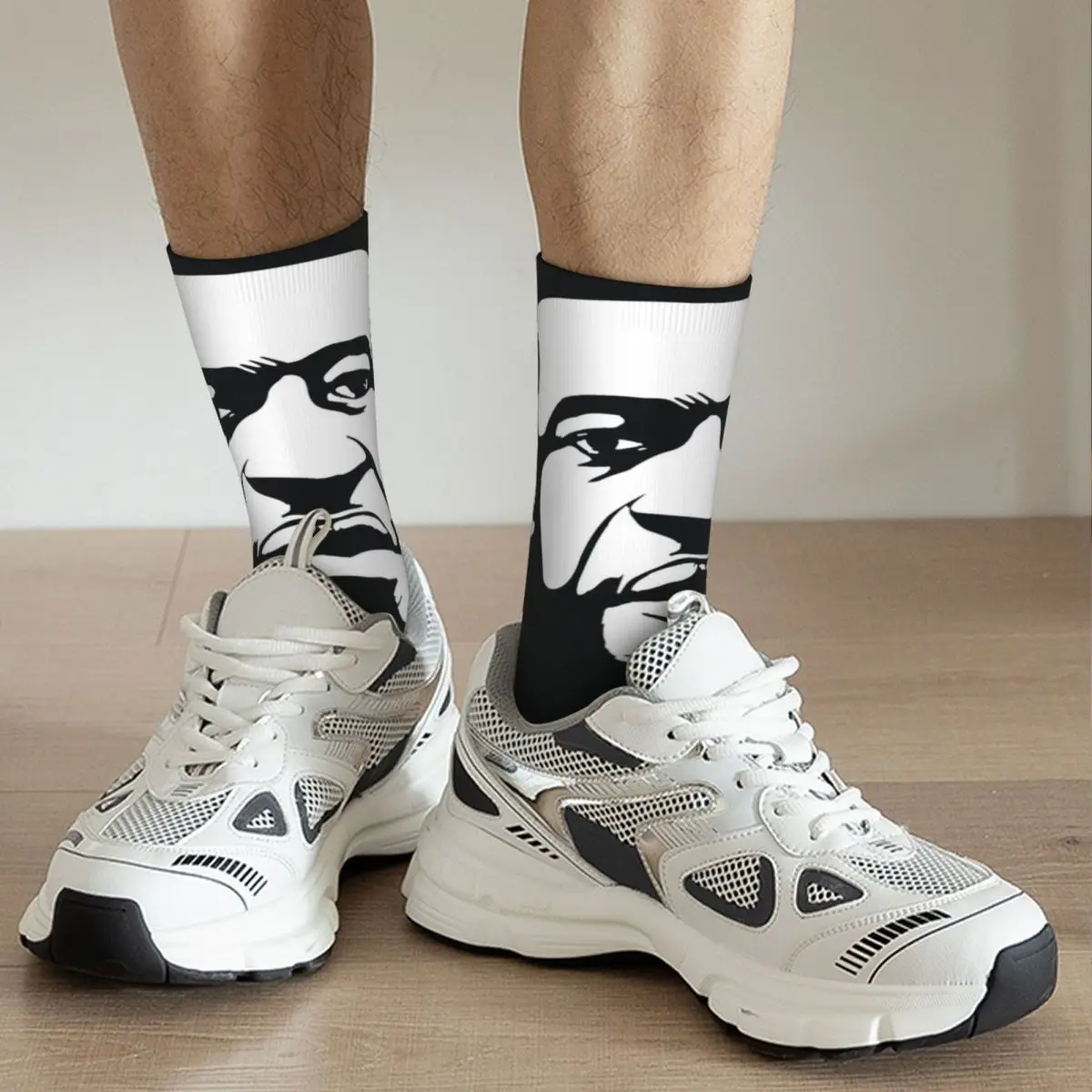 النساء الرجال الجوارب مزق جورج فلويد لا أستطيع التنفس العدالة لجورج فلويد الأسود حياة المادة جوارب الشتاء الدافئة جوارب ناعمة