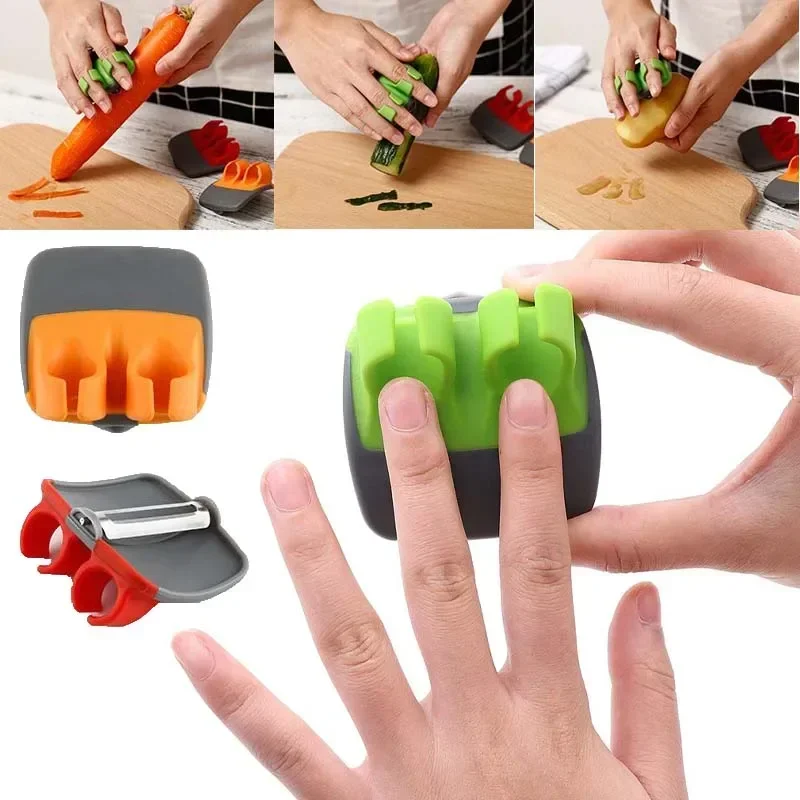 Ergonomic handheld peeler designed for effortless peeling of vegetables fruits and root crops features non-slip grip smooth blad