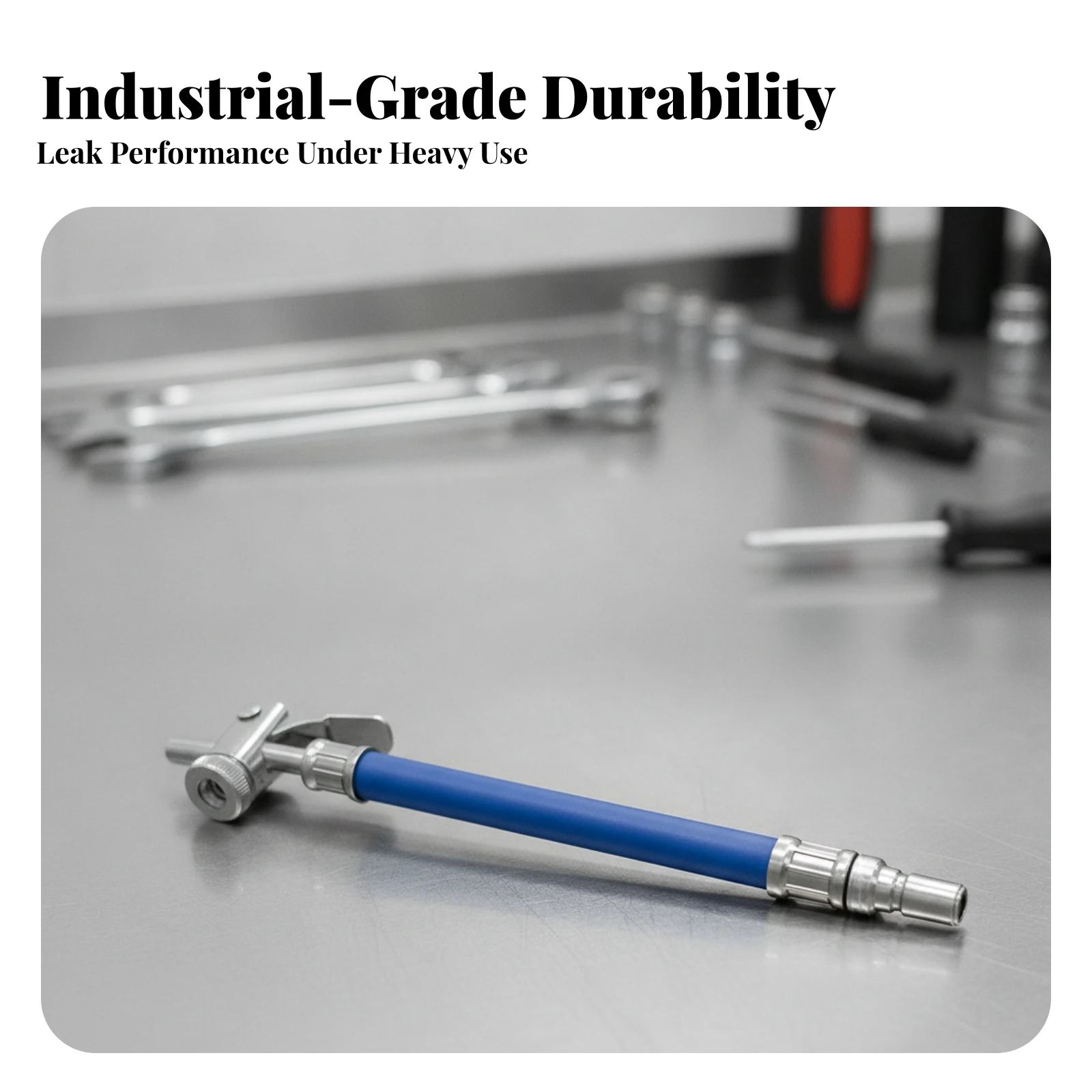 Tire Inflation and Deflation Device Flexible Tire Inflation Hose Tool Pressure-Resistant Portable for Mechanics, Garage