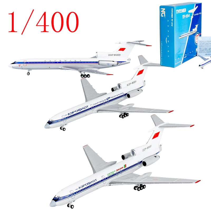 

NG Models Diecast 1/400 Scale Soviet Aviation Tu-154B-2 Aircraft Model Alloy Passenger Aircraft Model Teaching AIDS Ornaments