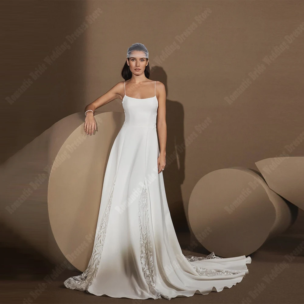 

Sweetheart Collar Sleeveless Women Wedding Dresses Fascinating Bridal Gowns Mopping Length Party Vestidos De Novias Customized