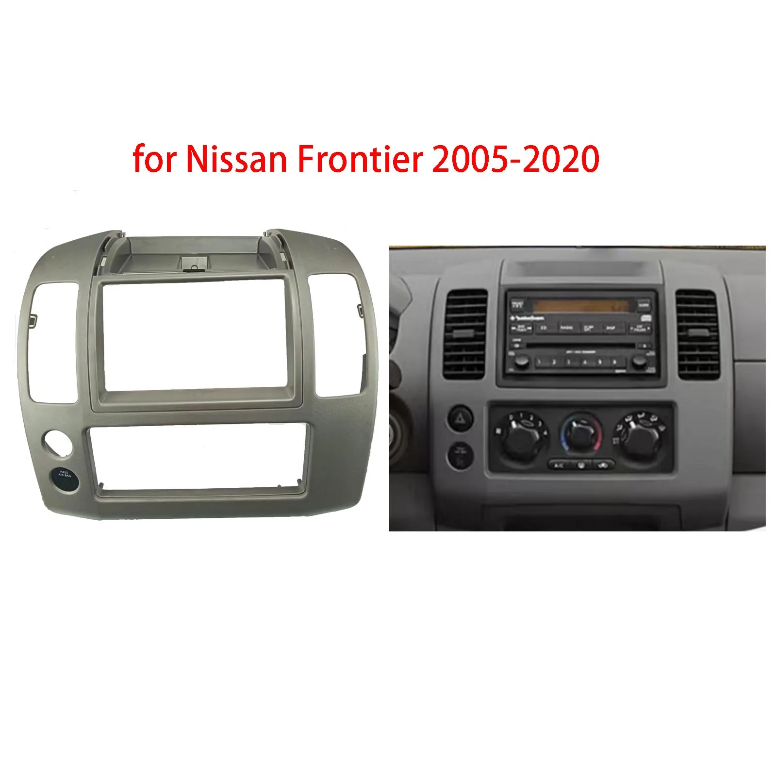 

Car Center Dash Console Instrument Panel Lid Bezel For Nissan Frontier 2005-2020 68259-ZP16A Air Outlet Frame