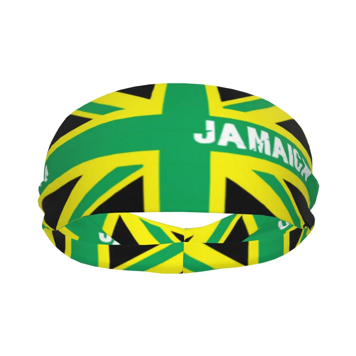 Jamaica Kingdom Athletic Headband Elastic Sweatbands Women Men Basketball Sports Gym Fitness Sweat Band Volleyball Tennis