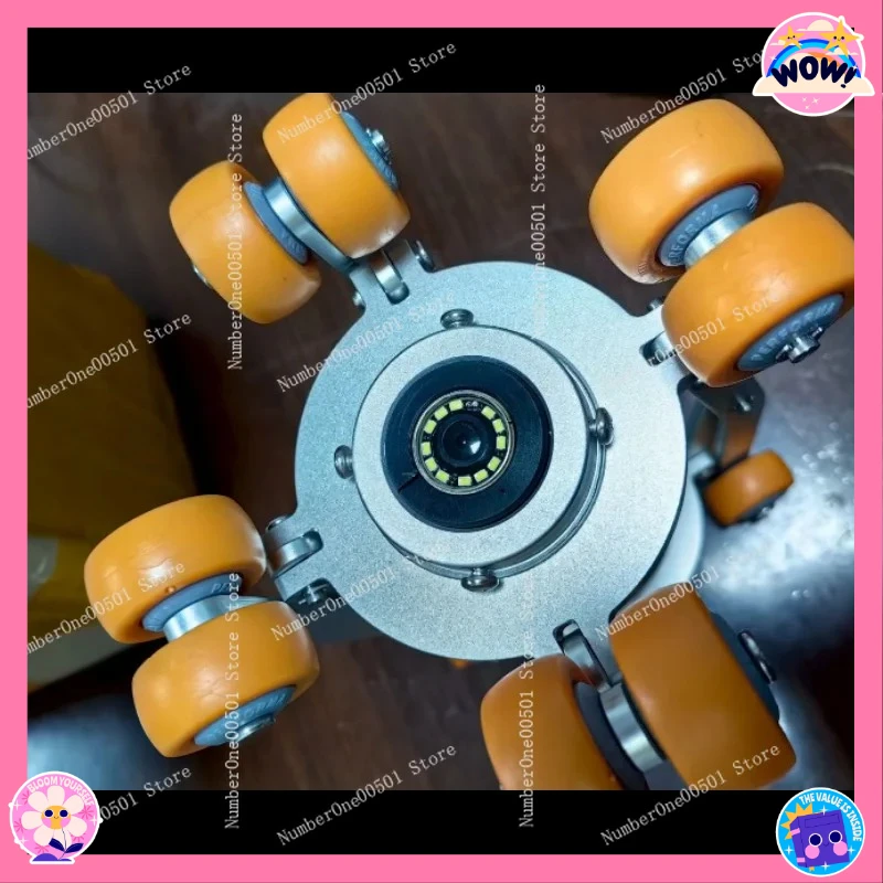 

Sewer Pipe Endoscope Camera Crawler Retractable Stand Guide Pulley Lens Accessories Y1746L 17Cm 46cm