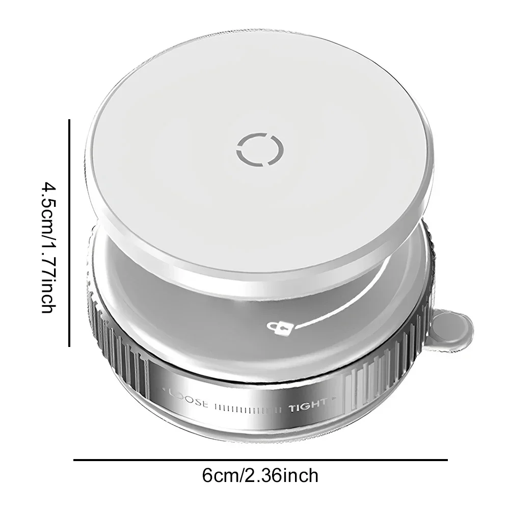 Original For Magsafe Magnetic Vacuum Car Phone Holder 360° Rotation Suction Cup Navigation Bracket for iPhone/Samsung/Xiaomi