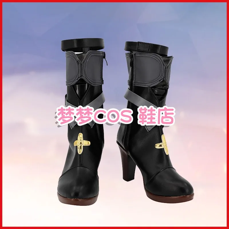 Jeu Wuthering Waves Danjin Cosplay chaussures Danjin chaussures femmes Halloween fête