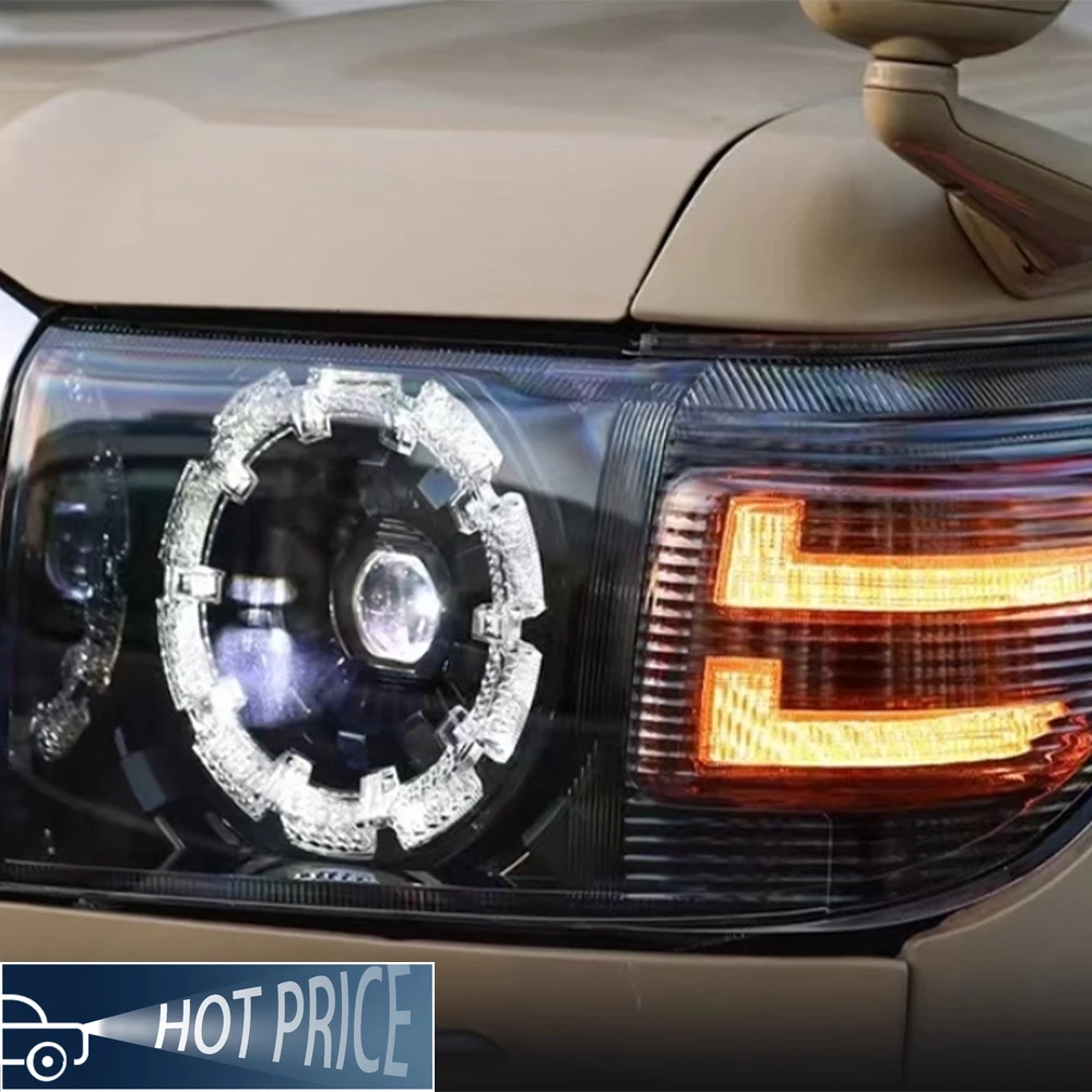 

Auto Headlights Assembly For Toyota Land Cruiser LC71 LC76 LC78 LC79 2006-2023 Upgrade LED 2025 Style Projector Lens Accessories