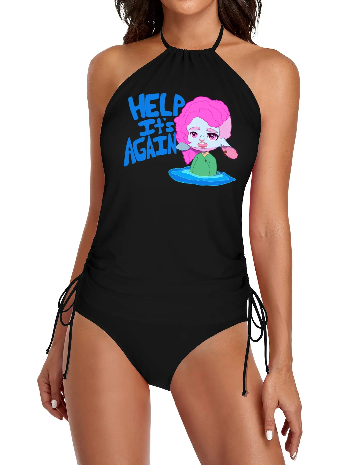 

Help It's Again... Caduceus Split Swimsuit Set summer women set swimsuit for women 2025 Women's summer tunic Summer dress