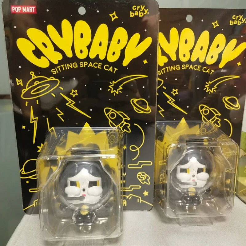 Official Authentic Pop Mart Crybaby Orange Space Astronaut Cat