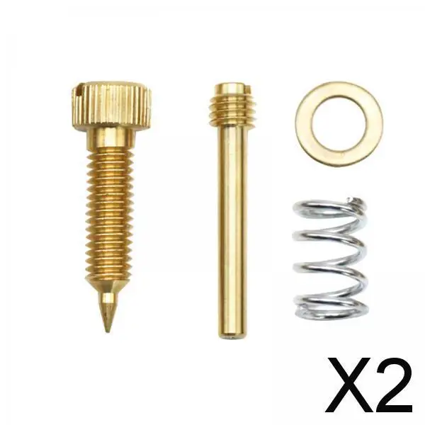 

2xAir Fuel Mixture Screw Durable Adjustment Parts Accessories Premium Adjuster