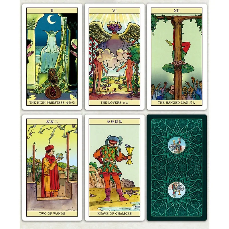 New Perspective Waite Tarot Cards Divination Cards Game 12*7cm Cards Chinese/English  Version  Family/Friends