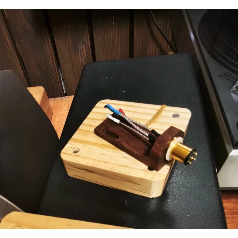 MC Moving Coil Phono Cartridge Low Output Elliptical Diamond Stylus Ebony Wood LP Vinyl HIFI Audio Cartridge