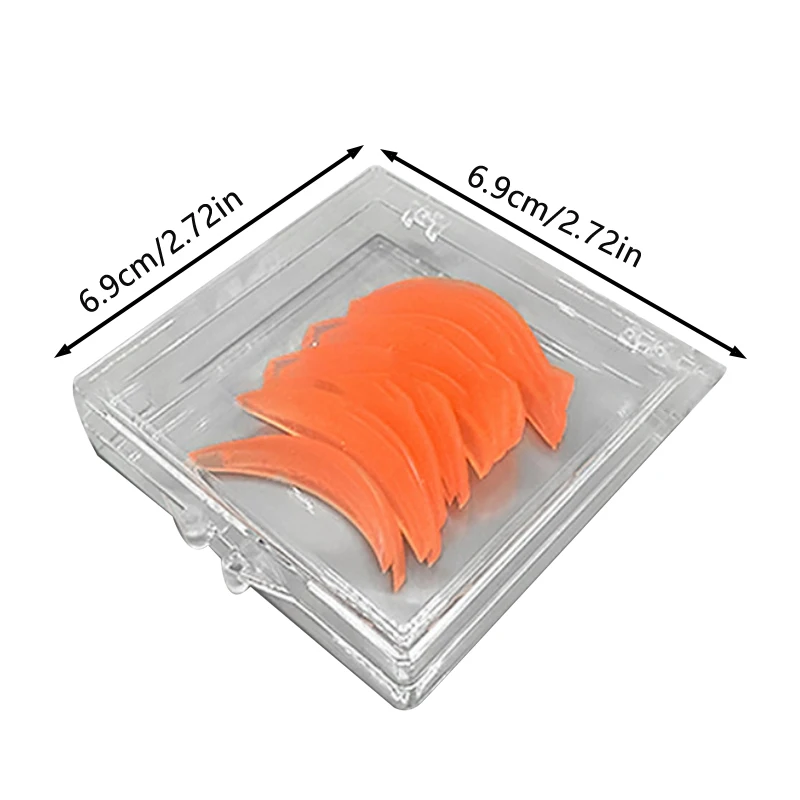 6 paia/scatola Silicone colorato Perm ciglia finte Pad sollevamento ciglia cuscinetti di protezione bigodino accessori strumento di estensione delle ciglia