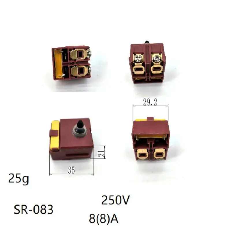 

Replacement Switch for 9553HN/9556 Angle Grinder - Exact Fit Power Tool Switch with Quick-Install Design