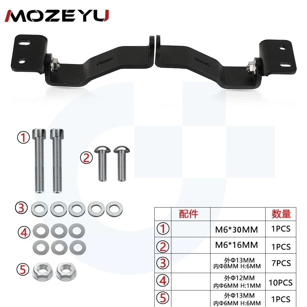 CB 650 R 2024 Accessori Per Honda CB650R Neo Sports Cafe 2019-2023 Lampada Della Nebbia Faretto Luce Ausiliaria Staffe Supporto di Montaggio