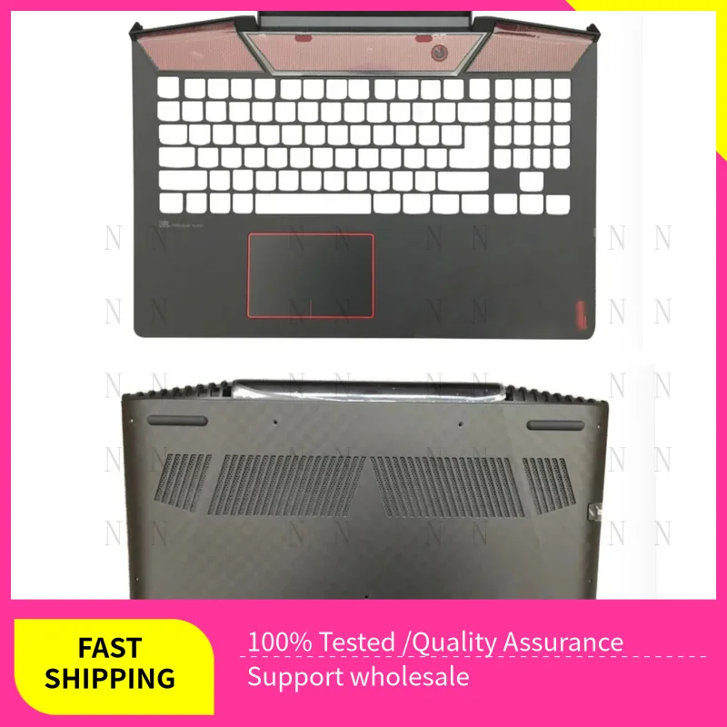 Y  New For Lenovo Legion Y720 Y720-15IKB Palmrest Upper CaseW/Touchpad /Bottom Base