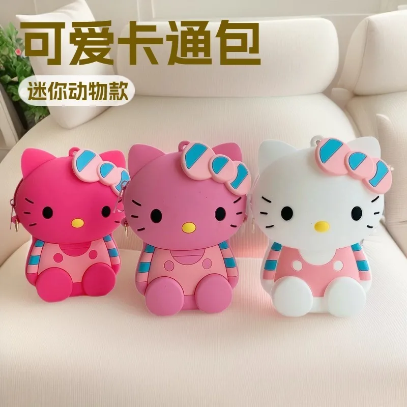 

Sanrio Hello Kitty Trendy Bag for Girls: Cute Mini Silicone Crossbody/Sling Bag Trendy Festival Gift