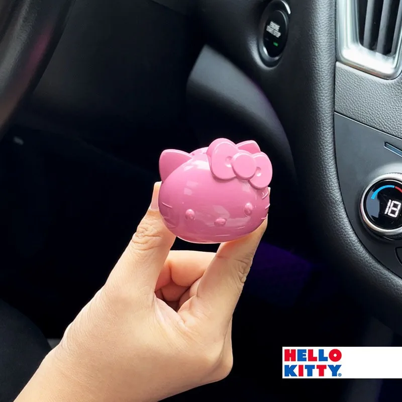 

One-click Start Protective Cover Car Interior Modification Button Decorative Sticker Ignition Switch Cap Sanrio Kitty Gift